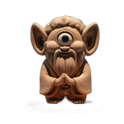 creature, mask, face, staff transparent PNG cut-out
