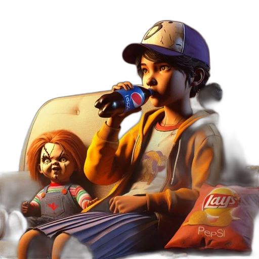 bottle, robot, concept art, photorealistic transparent PNG cut-out
