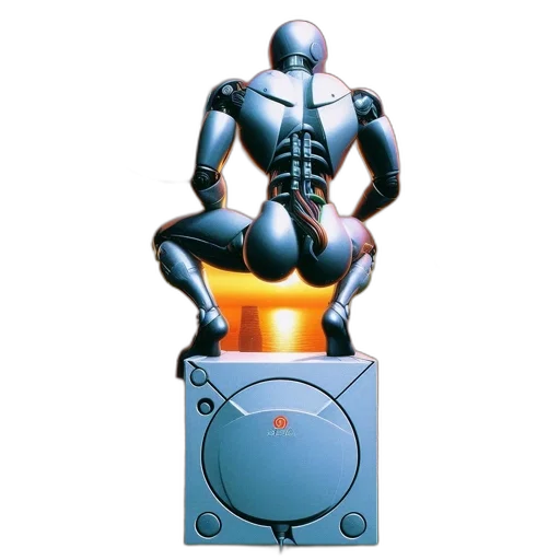 robot, furniture, weapon, concept art transparent PNG cut-out