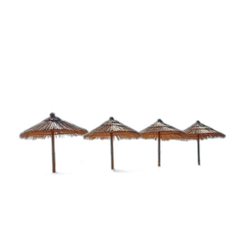 umbrella, furniture, hat, staff transparent PNG cut-out