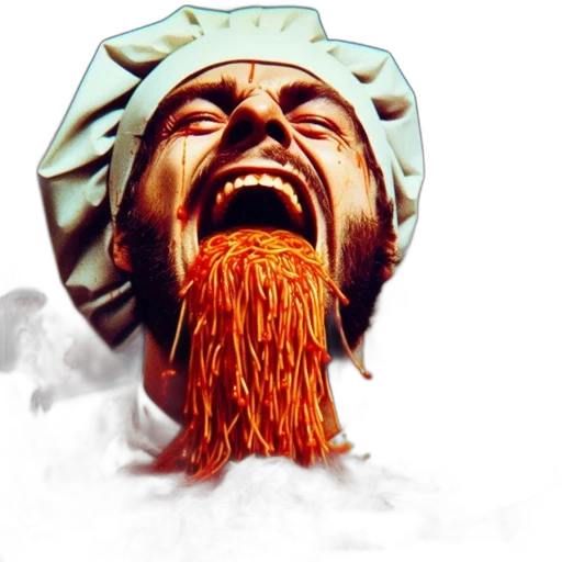 hair, food, creature, mask transparent PNG cut-out