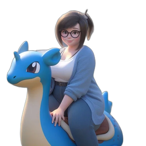 dragon, creature, animal, staff transparent PNG cut-out