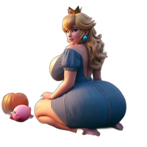 dress, crown, concept art, 3d render transparent PNG cut-out
