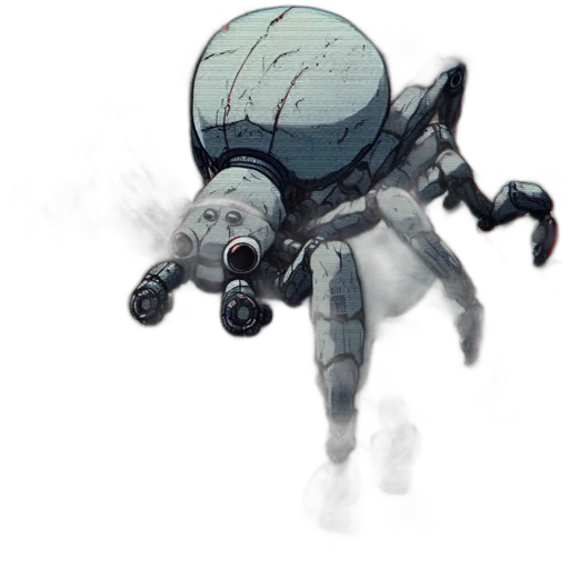 robot, creature, weapon, umbrella transparent PNG cut-out