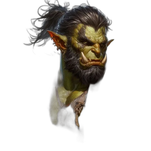 face, creature, staff, mask transparent PNG cut-out