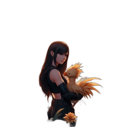 hair, animal, creature, weapon transparent PNG cut-out