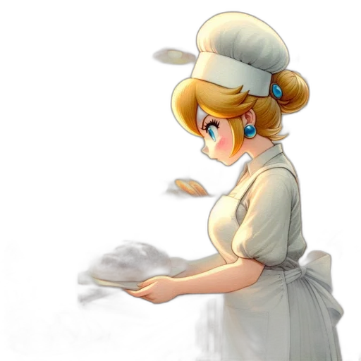 staff, dress, food, hat transparent PNG cut-out