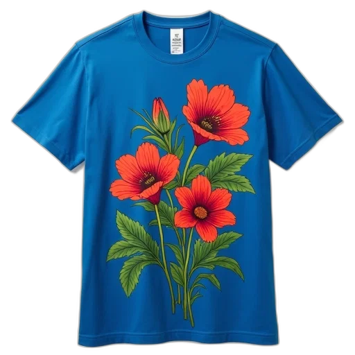 flower, dress, photorealistic, 3d render transparent PNG cut-out