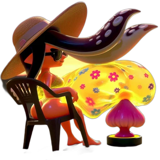 hat, furniture, umbrella, dress transparent PNG cut-out