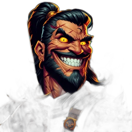 face, staff, concept art, fantasy art transparent PNG cut-out