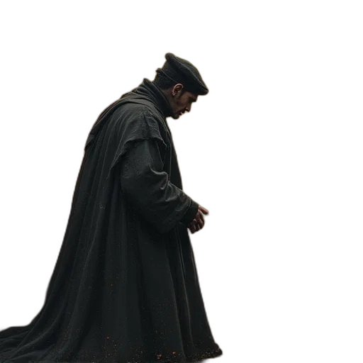 jacket, concept art, 3d render, dark transparent PNG cut-out