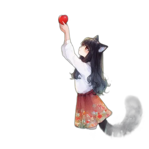 staff, dragon, dress, weapon transparent PNG cut-out
