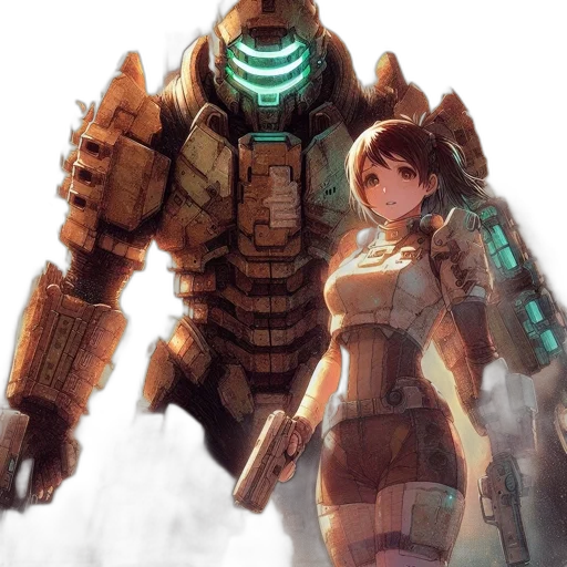 robot, weapon, concept art, cyberpunk transparent PNG cut-out