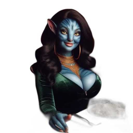 staff, jewelry, creature, fantasy art transparent PNG cut-out