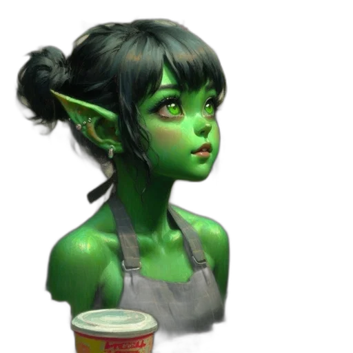 staff, face, fantasy art, concept art transparent PNG cut-out