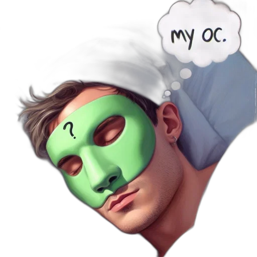 mask, face, creature, concept art transparent PNG cut-out