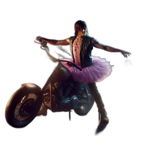 concept art, photorealistic, moonlit, post-apocalyptic transparent PNG cut-out