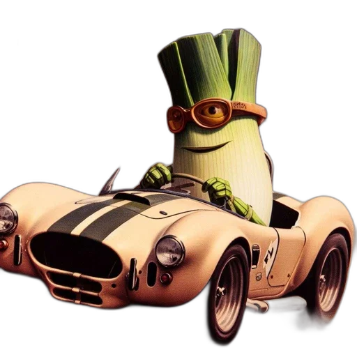 car, hat, robot, concept art transparent PNG cut-out