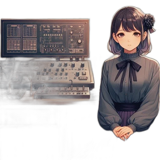dress, robot, jacket, staff transparent PNG cut-out