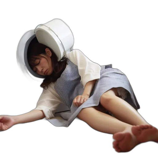 robot, hat, furniture, creature transparent PNG cut-out