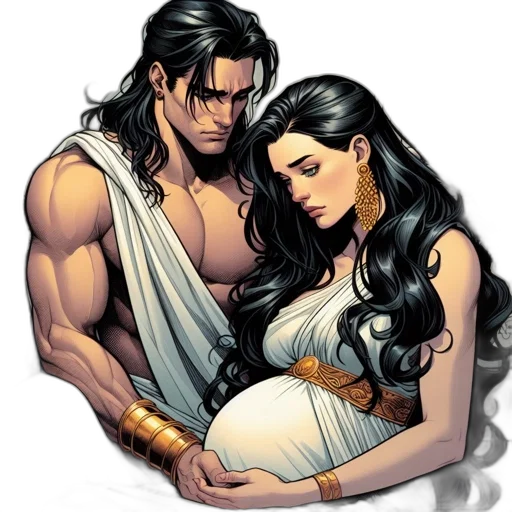 comic book art, fantasy art, concept art, photorealistic transparent PNG cut-out