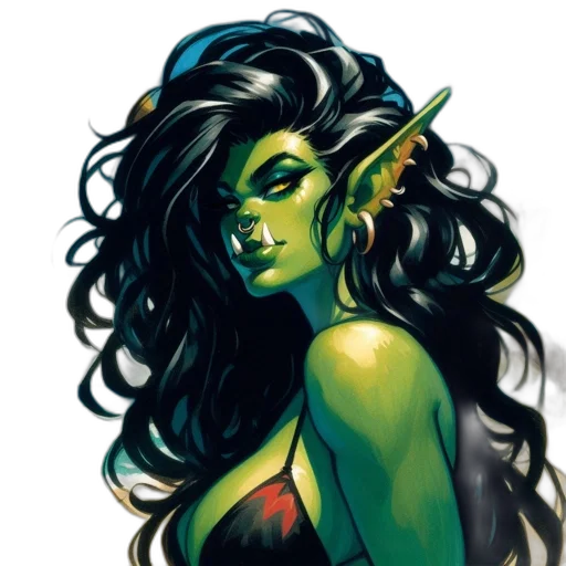 fantasy art, comic book art, concept art, pixel art transparent PNG cut-out