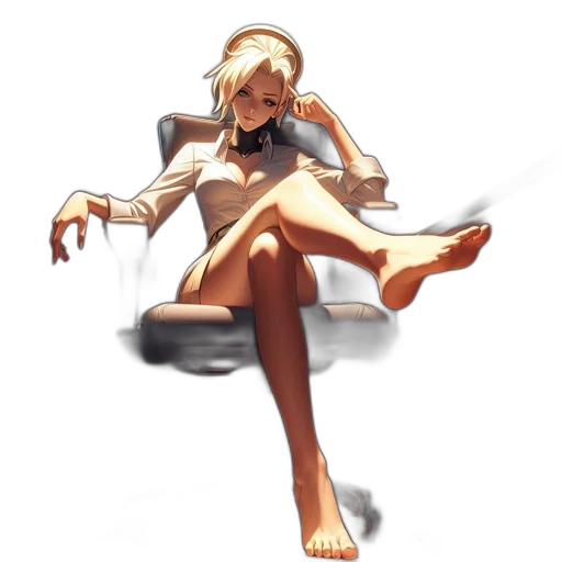 dress, staff, robot, weapon transparent PNG cut-out