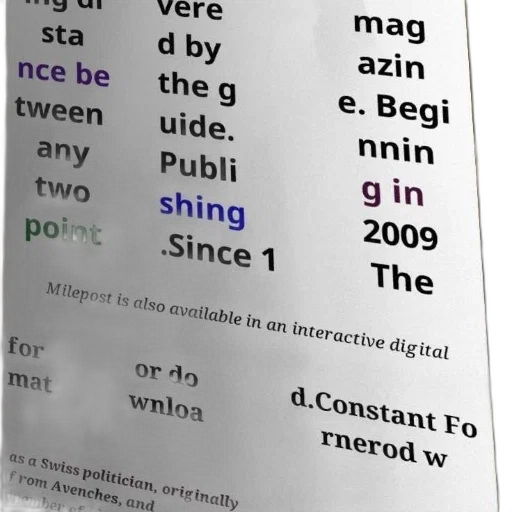 milepost, available, interactive, digital transparent PNG cut-out