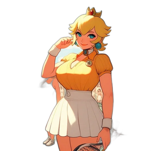 dress, crown, staff, weapon transparent PNG cut-out