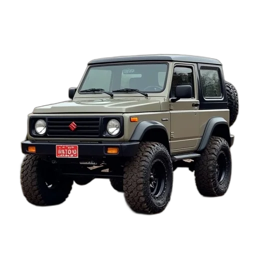 car, photorealistic, 3d render, suzuki transparent PNG cut-out