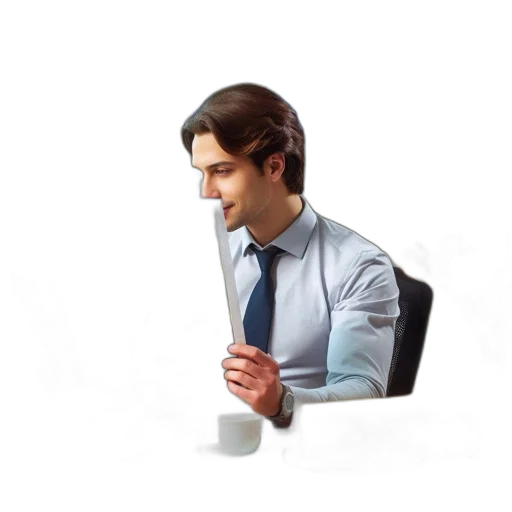 staff, furniture, jacket, face transparent PNG cut-out