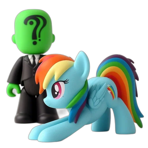 3d render, two, toys, green transparent PNG cut-out