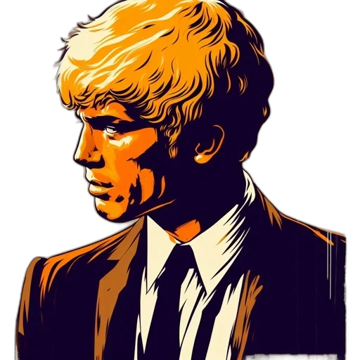 face, jacket, comic book art, cartoon transparent PNG cut-out