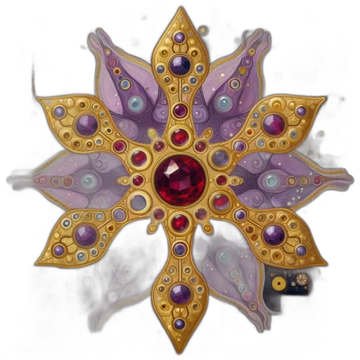 crown, jewelry, staff, flower transparent PNG cut-out