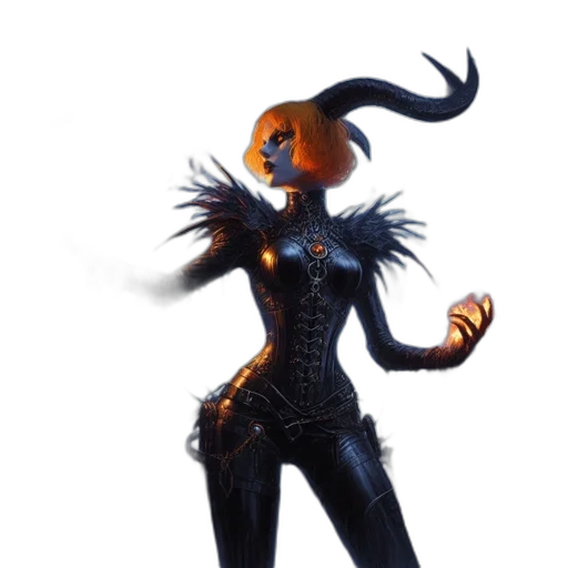 mask, creature, staff, concept art transparent PNG cut-out