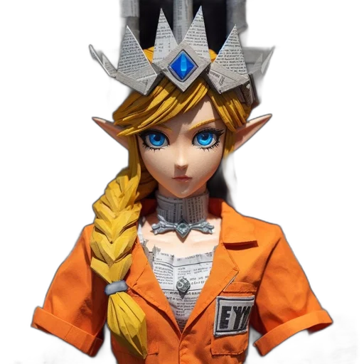 staff, crown, hat, jacket transparent PNG cut-out