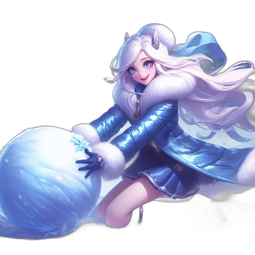 dress, creature, hair, fantasy art transparent PNG cut-out
