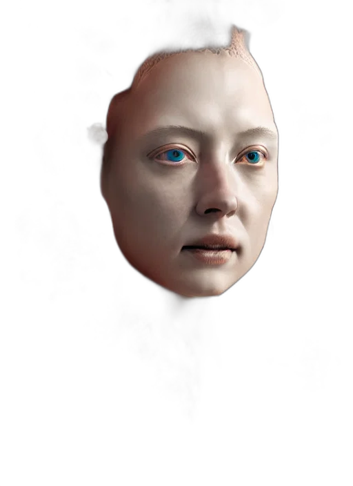 robot, face, mask, creature transparent PNG cut-out