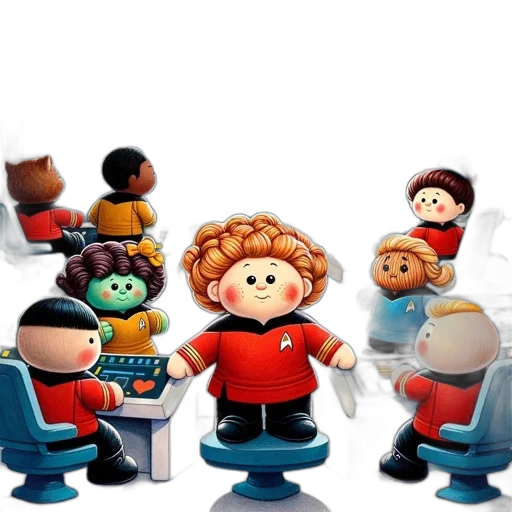 staff, robot, 3d render, concept art transparent PNG cut-out