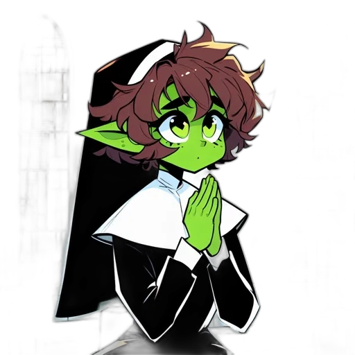 staff, creature, concept art, cartoon transparent PNG cut-out