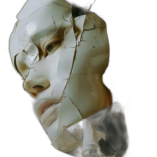 mask, robot, face, crown transparent PNG cut-out