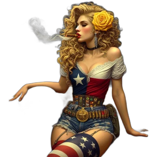 dress, fantasy art, comic book art, concept art transparent PNG cut-out
