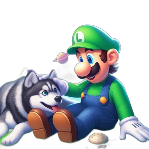 animal, pixel art, concept art, 3d render transparent PNG cut-out