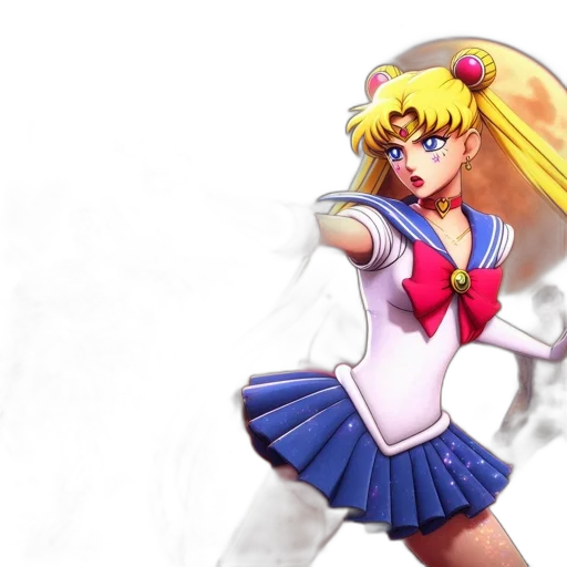 anime, concept art, 3d render, pixel art transparent PNG cut-out