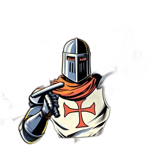 sword, robot, weapon, crown transparent PNG cut-out