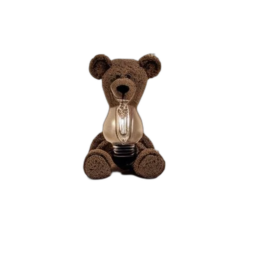 3d render, teddy, bear, toy transparent PNG cut-out