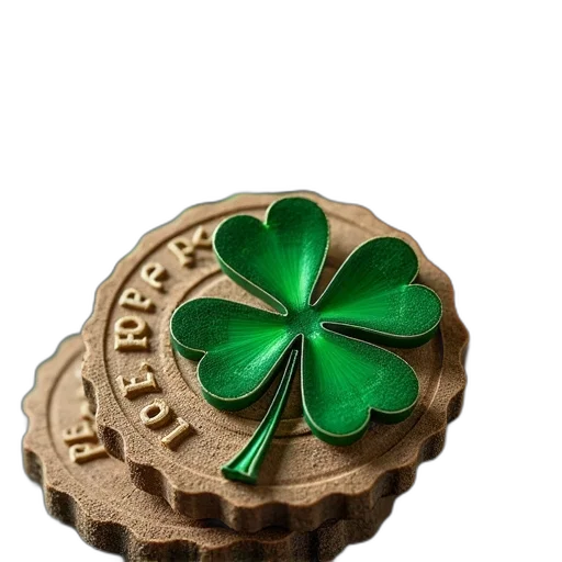 jewelry, crown, shamrock, flag transparent PNG cut-out