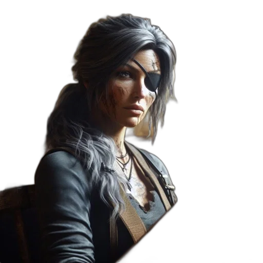 jacket, face, staff, concept art transparent PNG cut-out