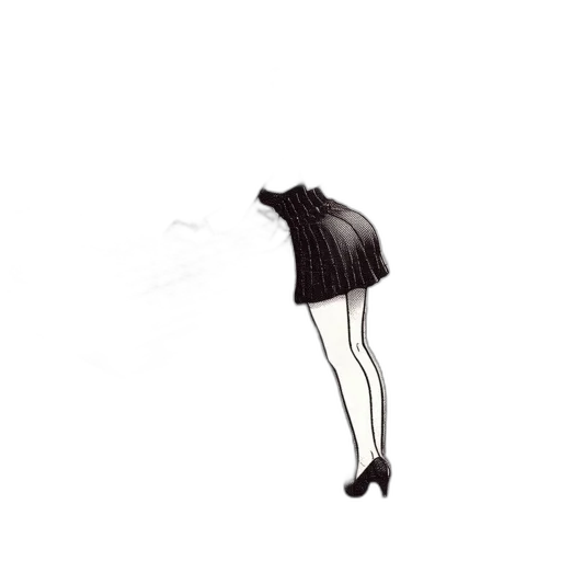 dress, shoes, mask, creature transparent PNG cut-out