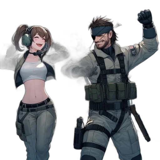 jacket, weapon, concept art, cyberpunk transparent PNG cut-out